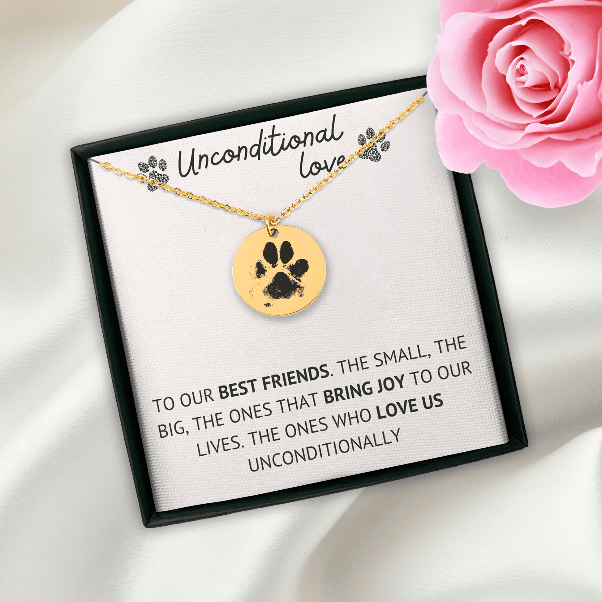 Pet Gifts For You Paw Print Necklace
