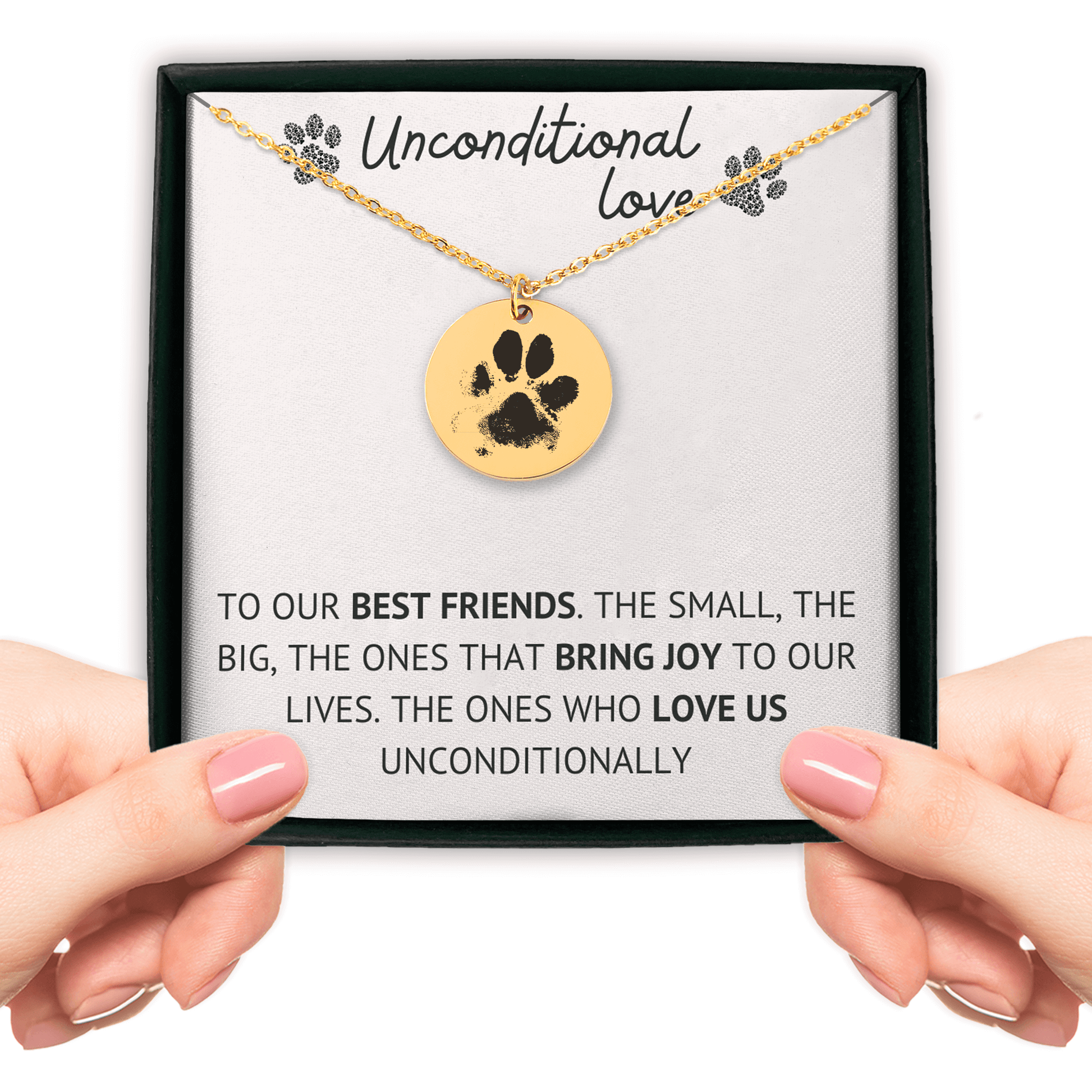 Pet Gifts For You Paw Print Necklace