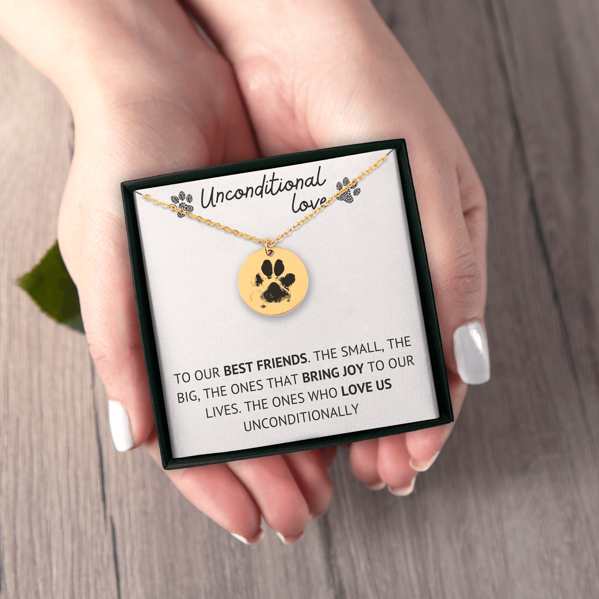 Pet Gifts For You Paw Print Necklace