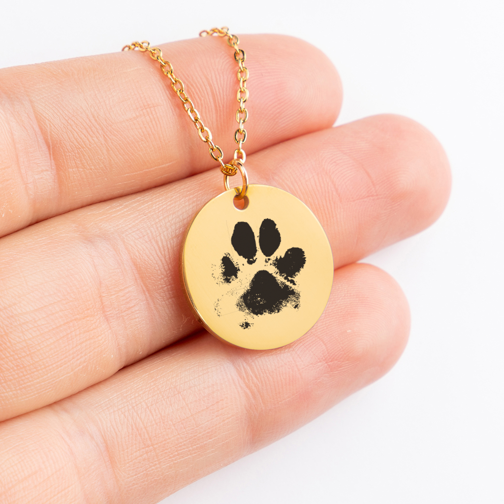 Pet Gifts For You Paw Print Necklace