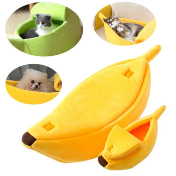 Banana Cat Bed