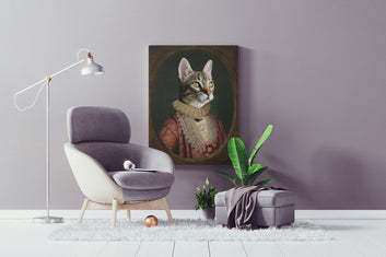 The Countess - Custom Pet Portrait Canvas - Pet Gifts For You
