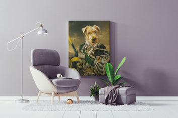 The General - Custom Pet Portrait Canvas - Pet Gifts For You
