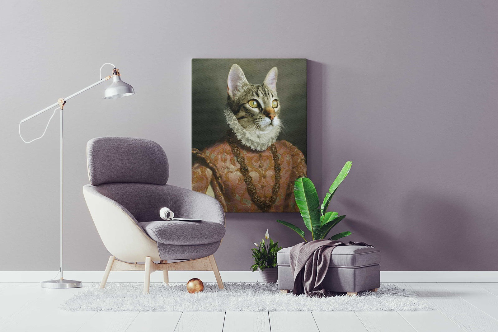 The Highborn - Custom Pet Portrait Canvas - Pet Gifts For You