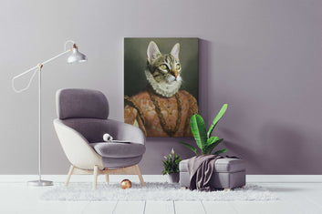 The Highborn - Custom Pet Portrait Canvas - Pet Gifts For You