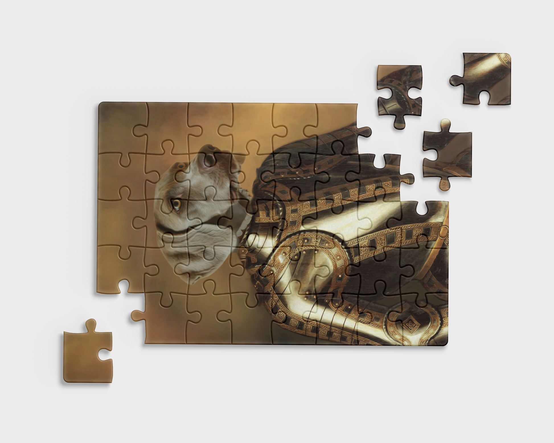 The Knight - Custom Pet Jigsaw Puzzle - Pet Gifts For You
