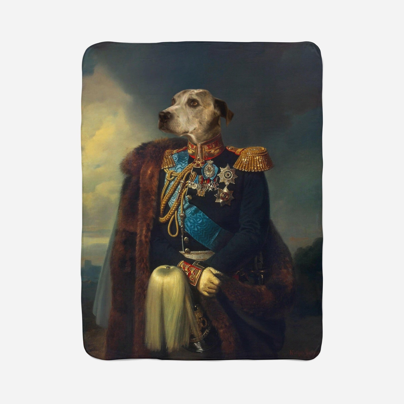 The Sergeant - Custom Pet Blanket - Pet Gifts For You