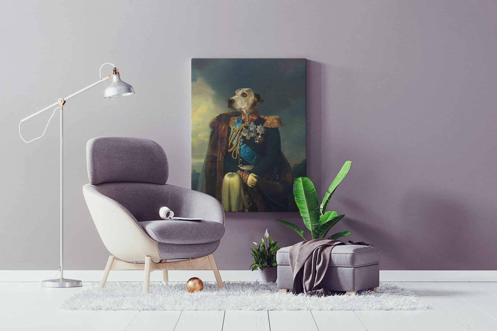 The Sergeant - Custom Pet Portrait Canvas - Pet Gifts For You