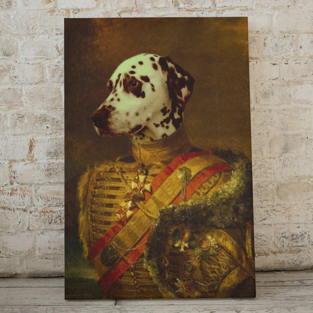 The King - Custom Pet Portrait Canvas - Pet Gifts For You