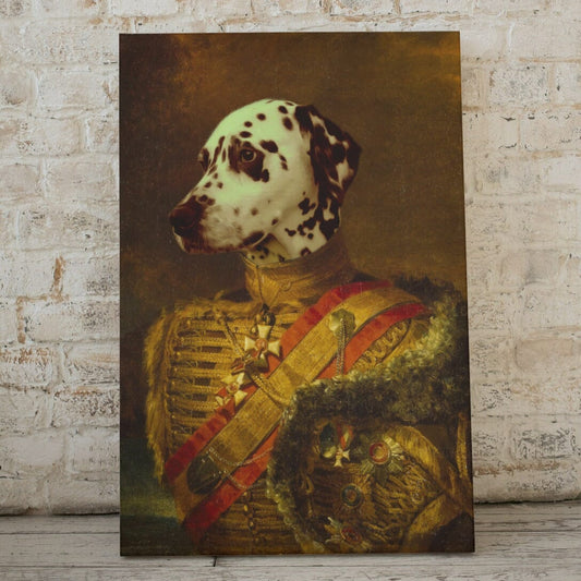 The King - Custom Pet Portrait Canvas - Pet Gifts For You
