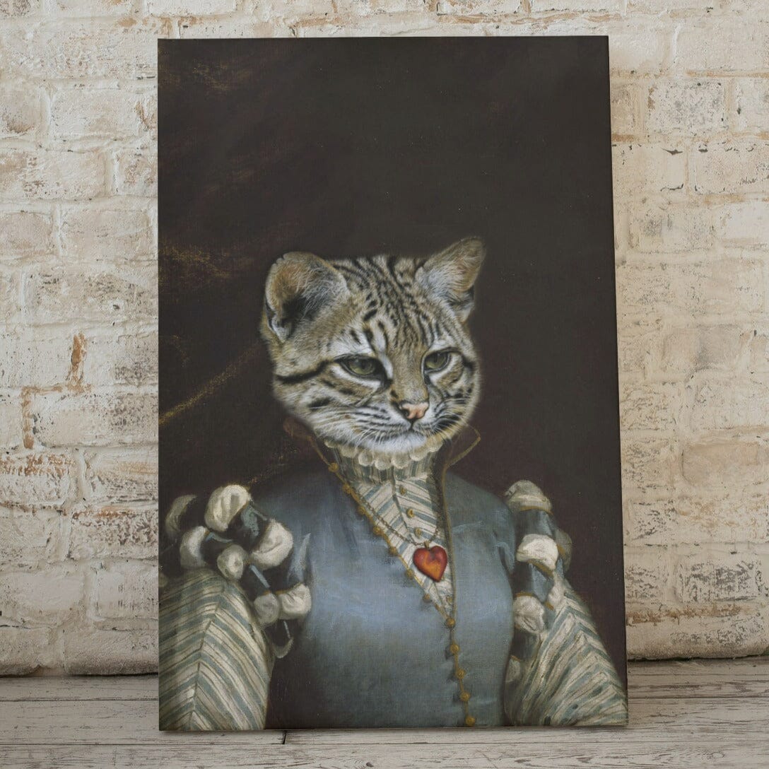 The Lady - Custom Pet Portrait Canvas - Pet Gifts For You