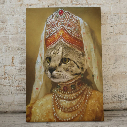 The Princess - Custom Pet Portrait Canvas - Pet Gifts For You