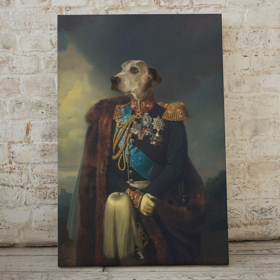 The Sergeant - Custom Pet Portrait Canvas - Pet Gifts For You